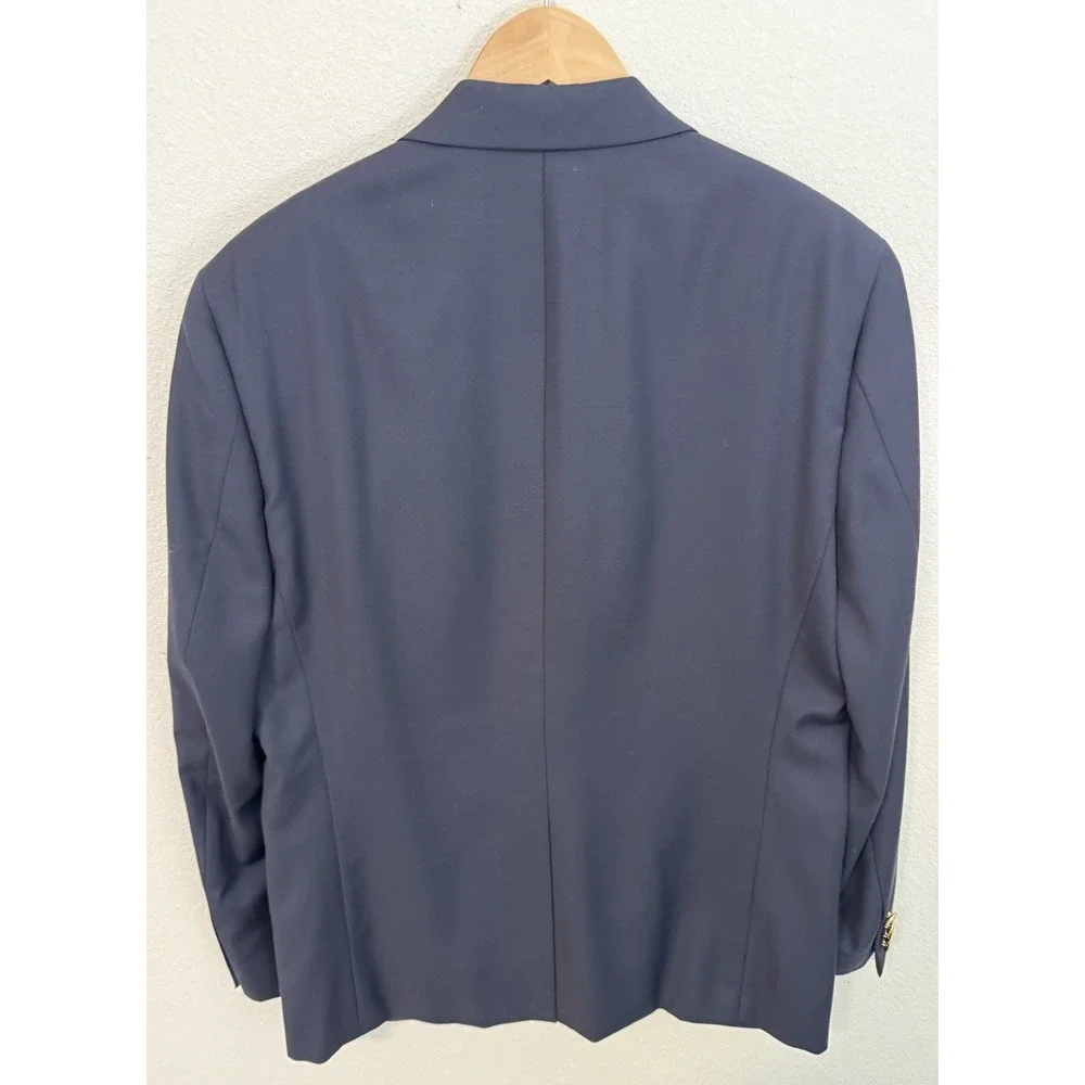Lauren Ralph‎ Lauren Blazer Men's 42R Classic Fit Navy Wool Gold Button - Mint!